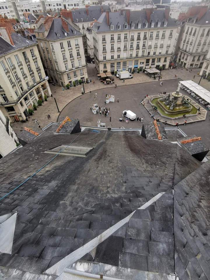Travaux de nettoyage de façades en hauteur Nantes