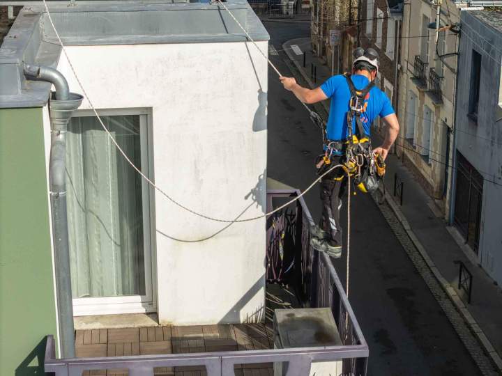 Peinture en bâtiment en hauteur Nantes